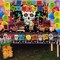 Day of The Dead Decorations Includes 3 Dia de Los Muertos Banner,(Black Red Pink)